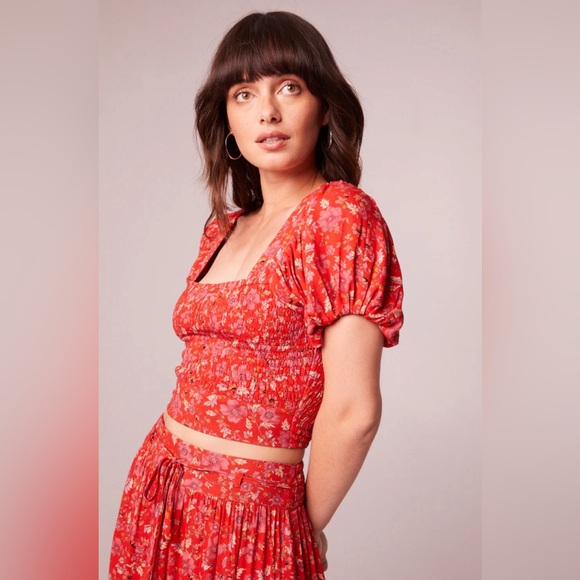 NWT Band of the Free Joelle Floral Smocked Top - Picture 5 of 5